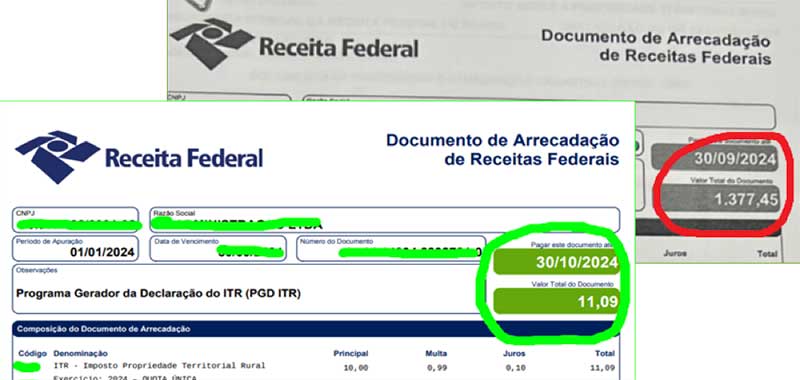 CCIR e ITR para Posse